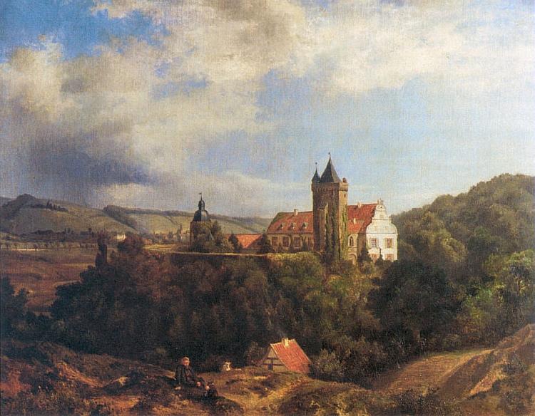 unknow artist Landsberg Castle oil painting image